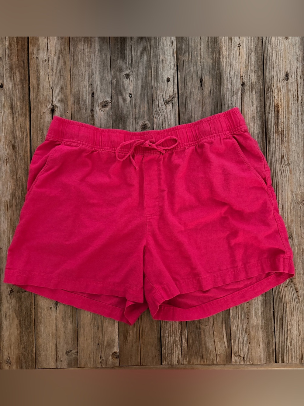GAP Hot Pink Elastic Waist Athletic Shorts